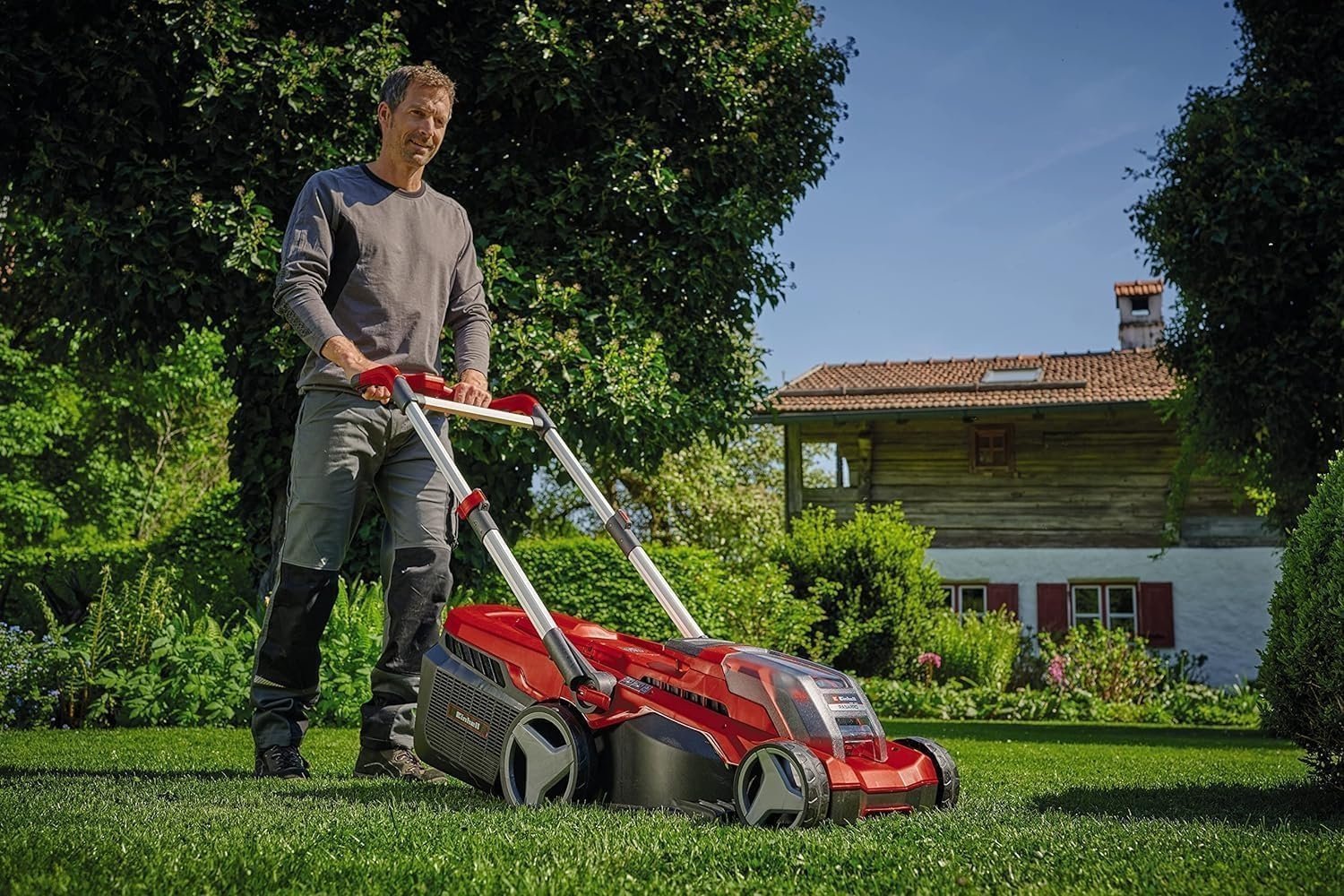 Einhell 3413180 RASARRO Accu Grasmaaier 2x 18 Volt 4.0 Ah Li-ion - Afbeelding 2