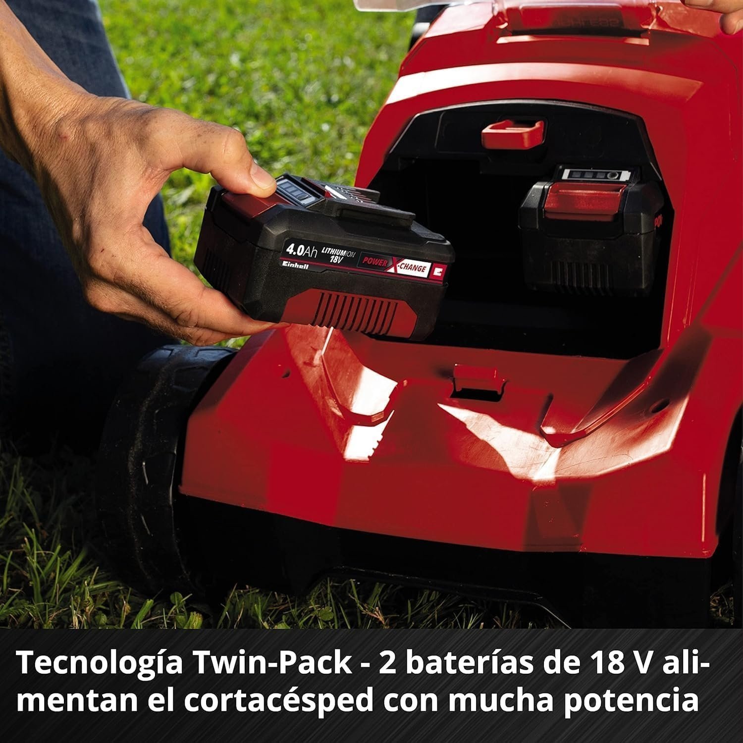 Einhell 3413180 RASARRO Accu Grasmaaier 2x 18 Volt 4.0 Ah Li-ion - Afbeelding 4