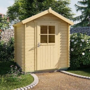 Blokhut - Tuinhuis Richard | 28mm | vuren bruin geïmpregneerd