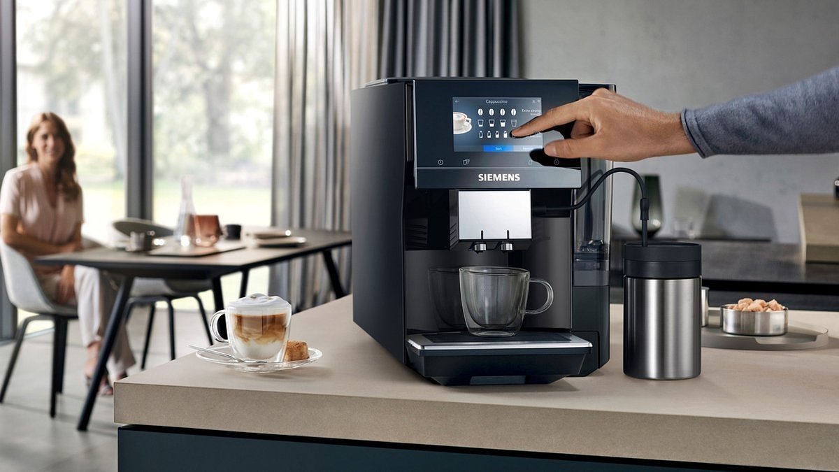Siemens EQ700 Classic Piano Black TP713R09 volautomatische espressomachine - Afbeelding 3