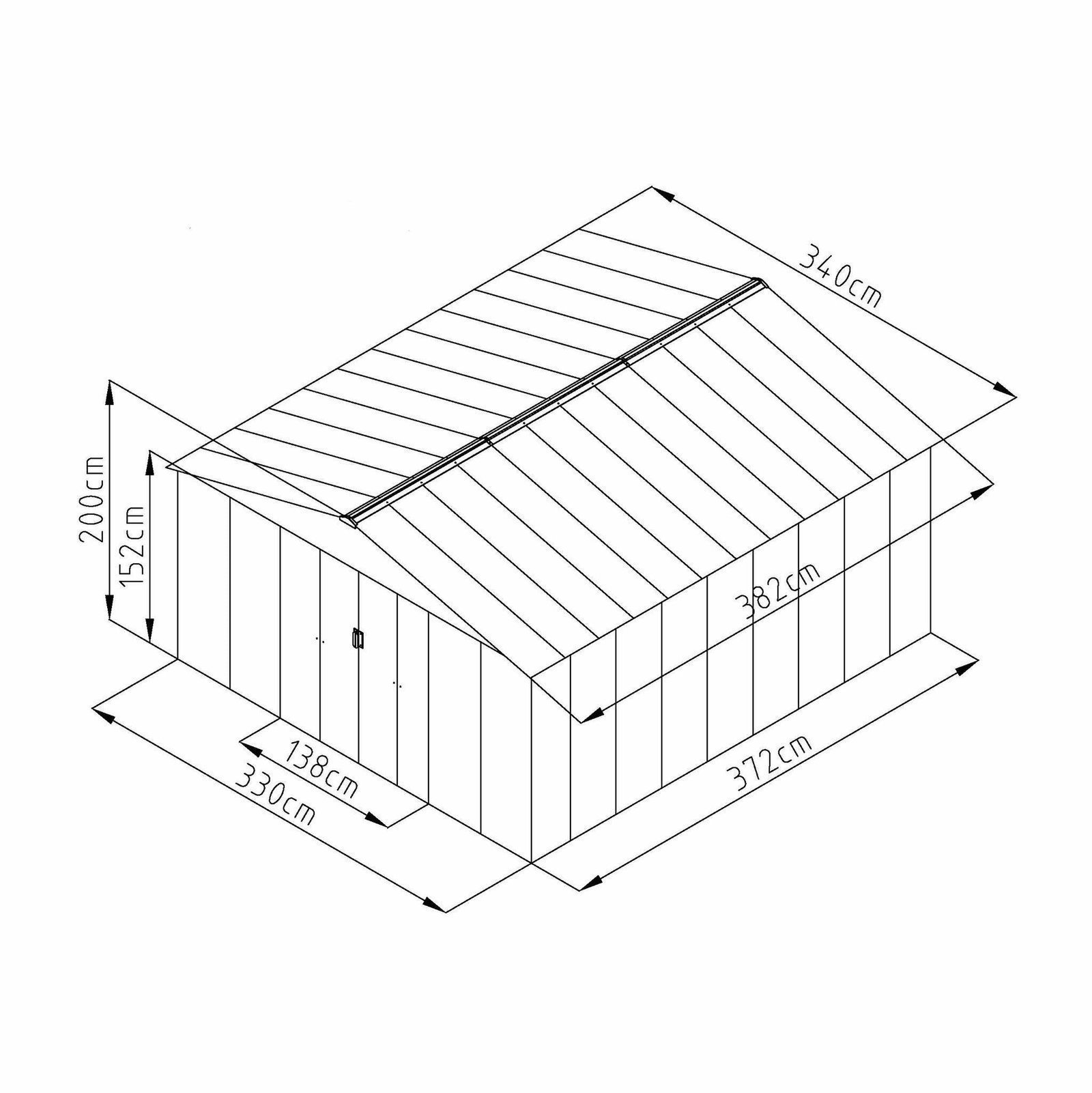Fornorth Tuinschuur, 12.99m2 - Afbeelding 4