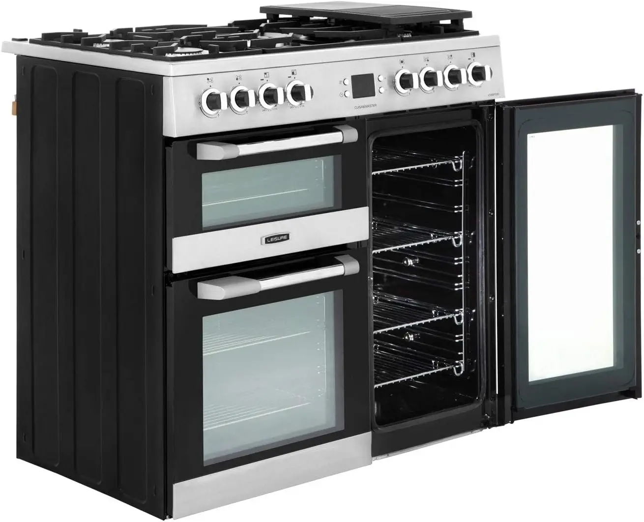 Cuisinemaster Leisure CS90F530X 90cm brede dual fuel kookplaat in St - Afbeelding 3