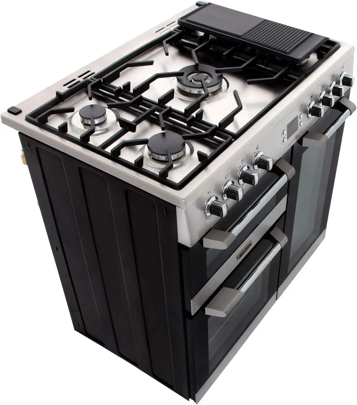 Cuisinemaster Leisure CS90F530X 90cm brede dual fuel kookplaat in St - Afbeelding 2