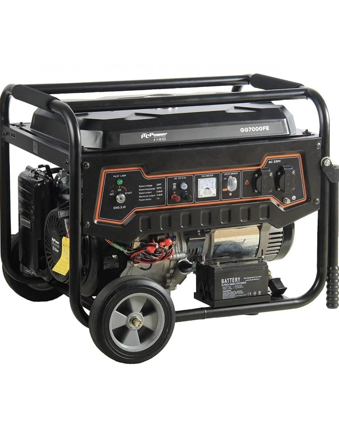 GG7000FE Benzinegenerator ITCPower - Afbeelding 4