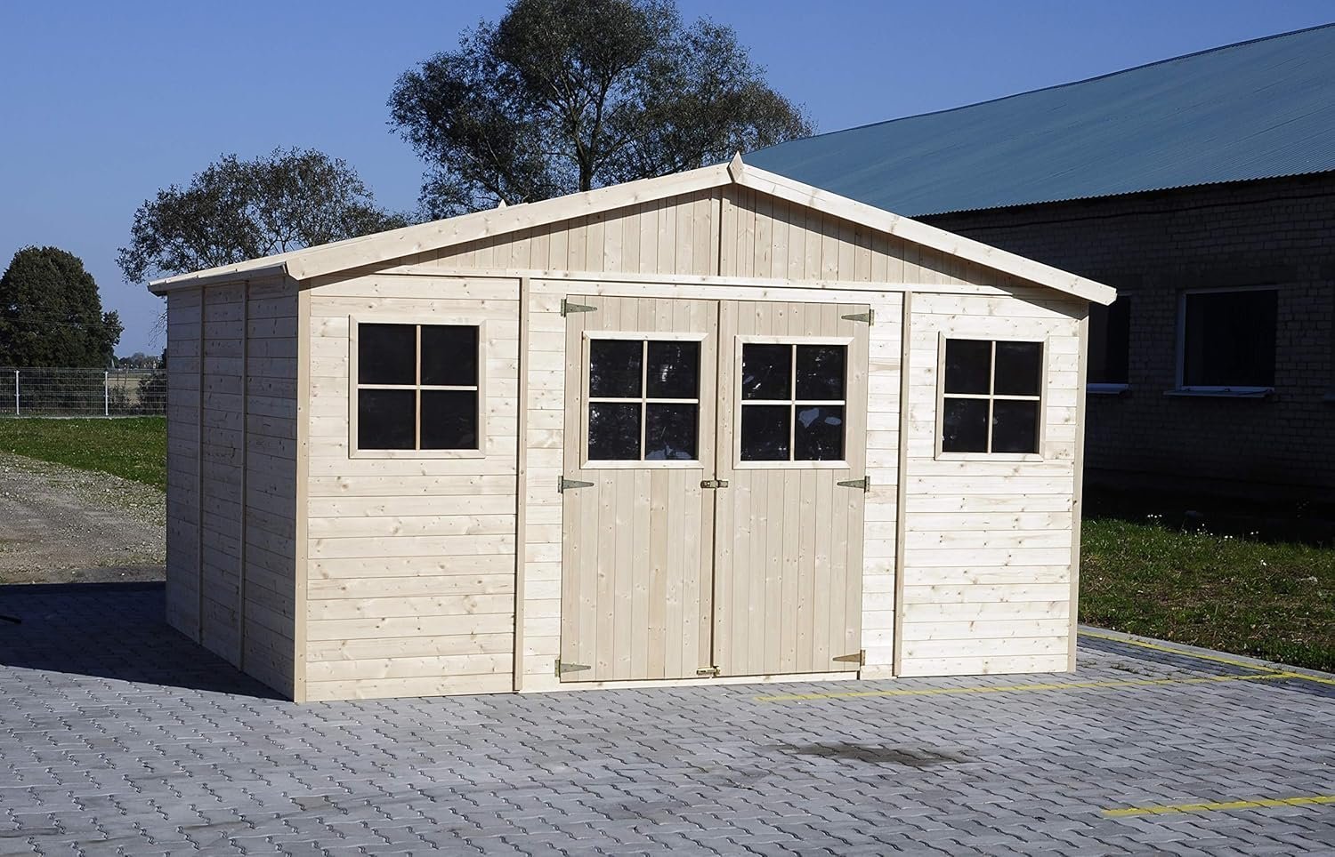 Timbela M330 Houten tuinschuurtje 15,84 m2 - Afbeelding 5