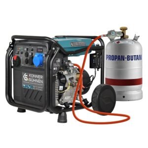 KS 8100iEG hybride invertergenerator op gas/benzine
