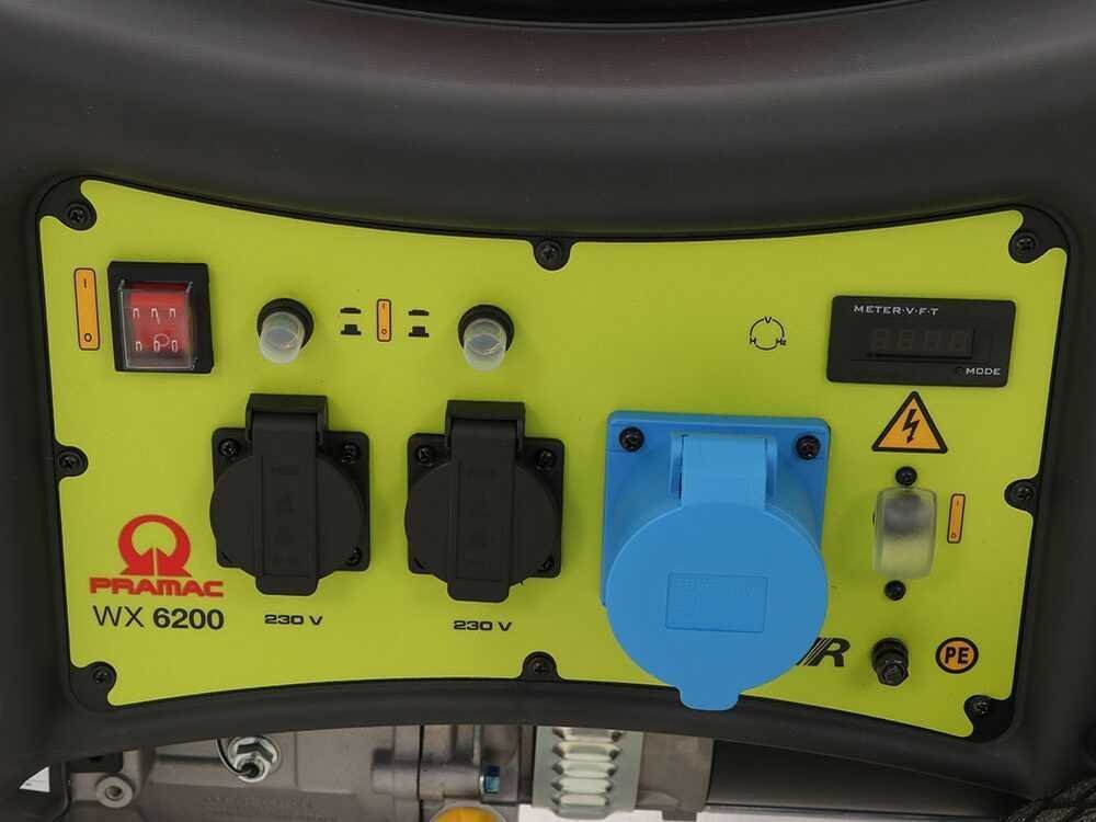 Pramac benzinegenerator 5800W WX6200 CONN - Afbeelding 6